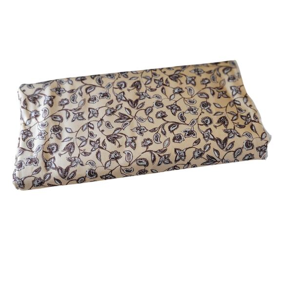 Brown Floral Vine Print Cotton Fabric 2 Yards x 44" Sewing Quilting Crafts - Picture 8 of 13